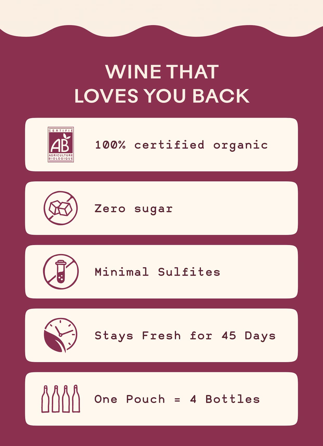 WINE THAT LOVES YOU BACK