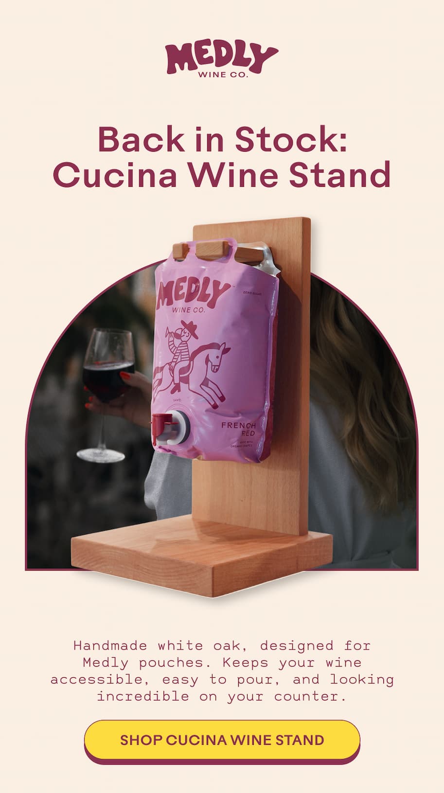 Back in Stock: Cucina Wine Stand