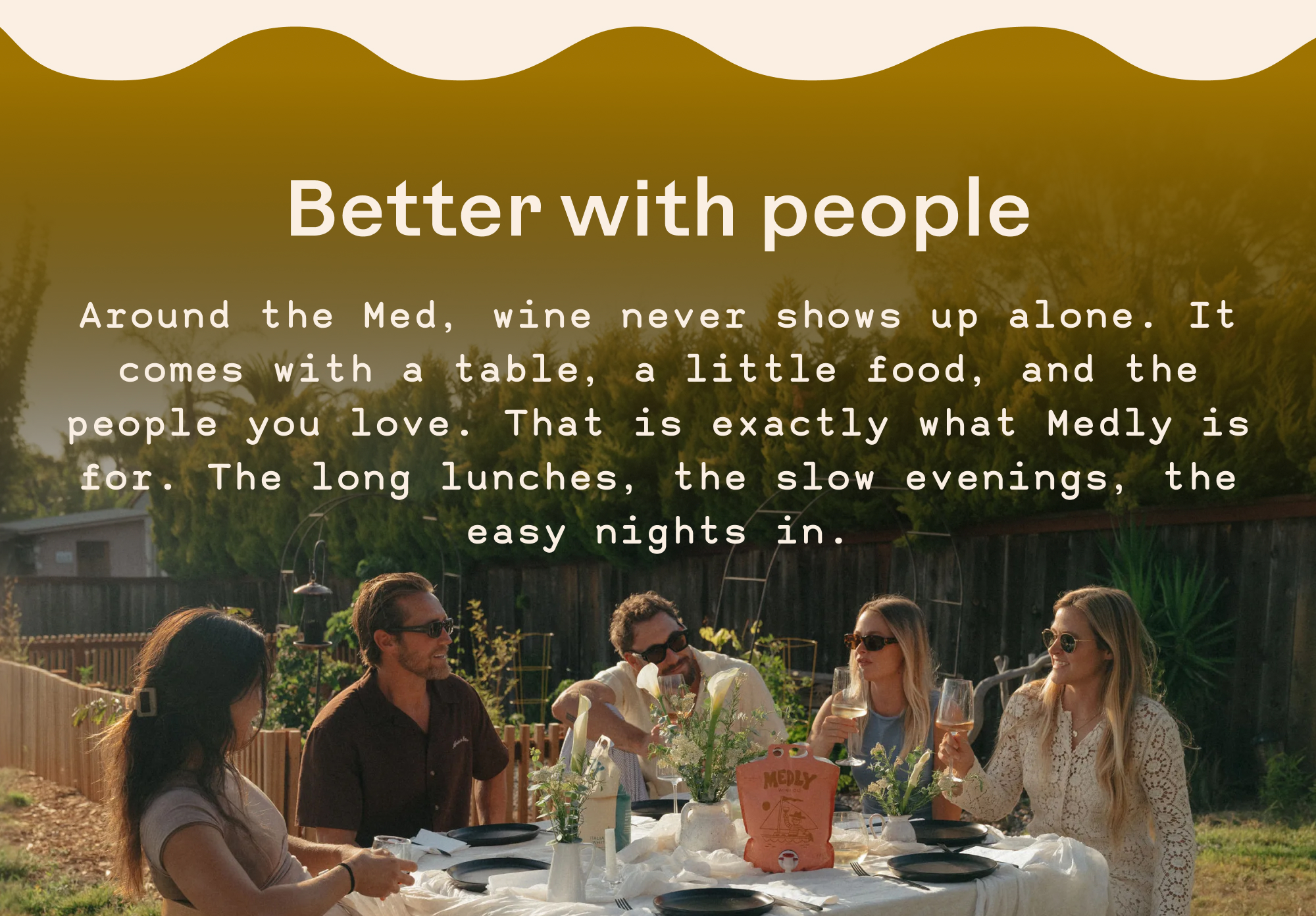 better with people! 