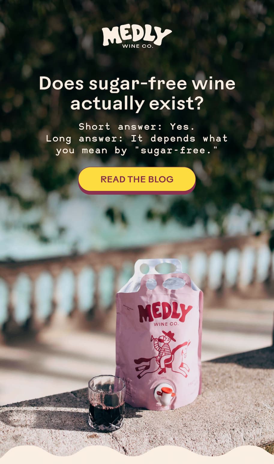 Does sugar free wine actually exist?