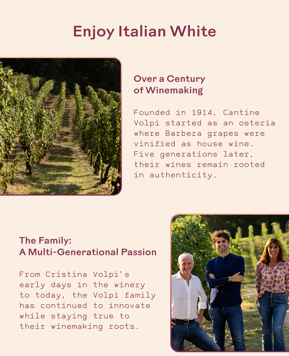 Enjoy Italian White