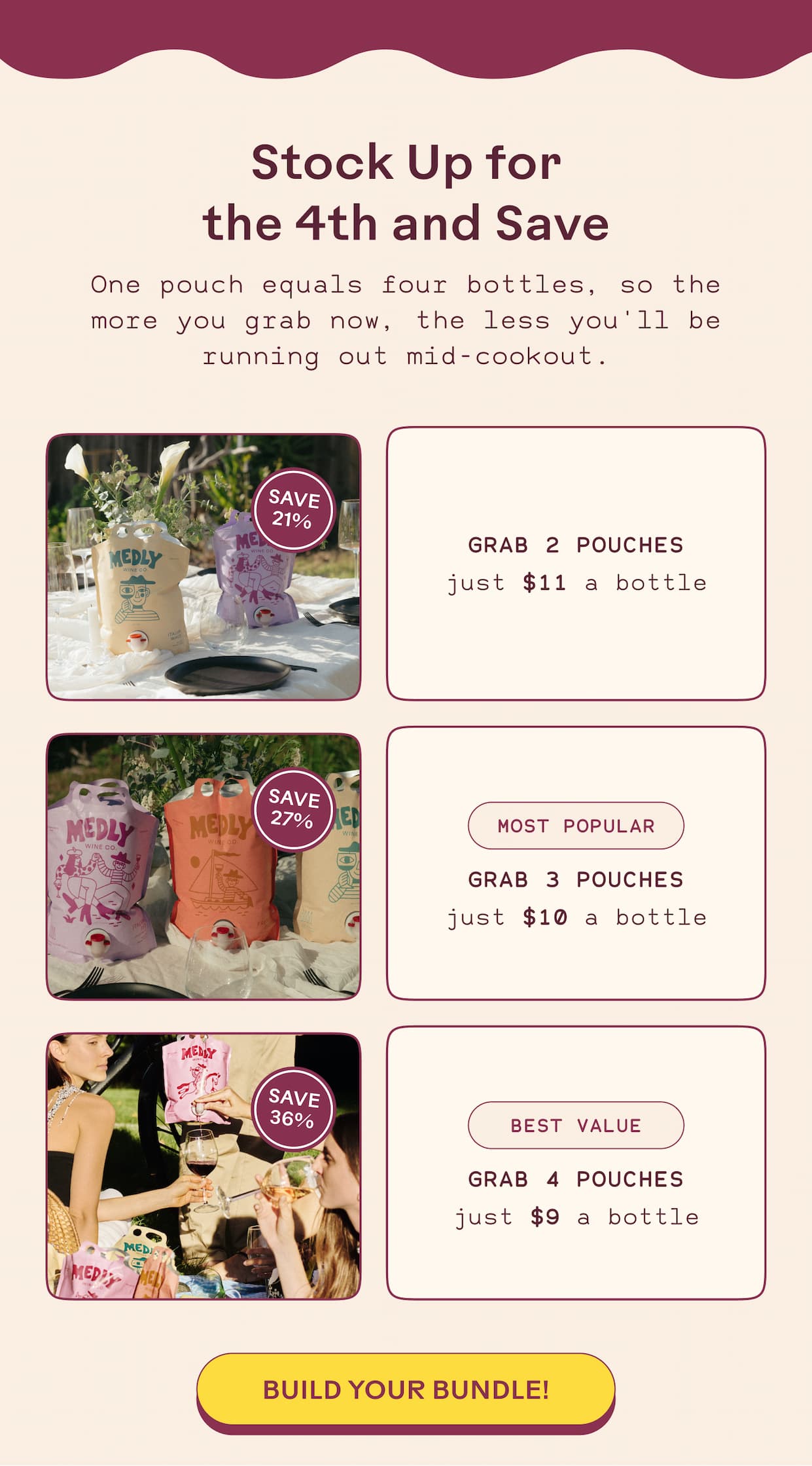 Stock up and save! 