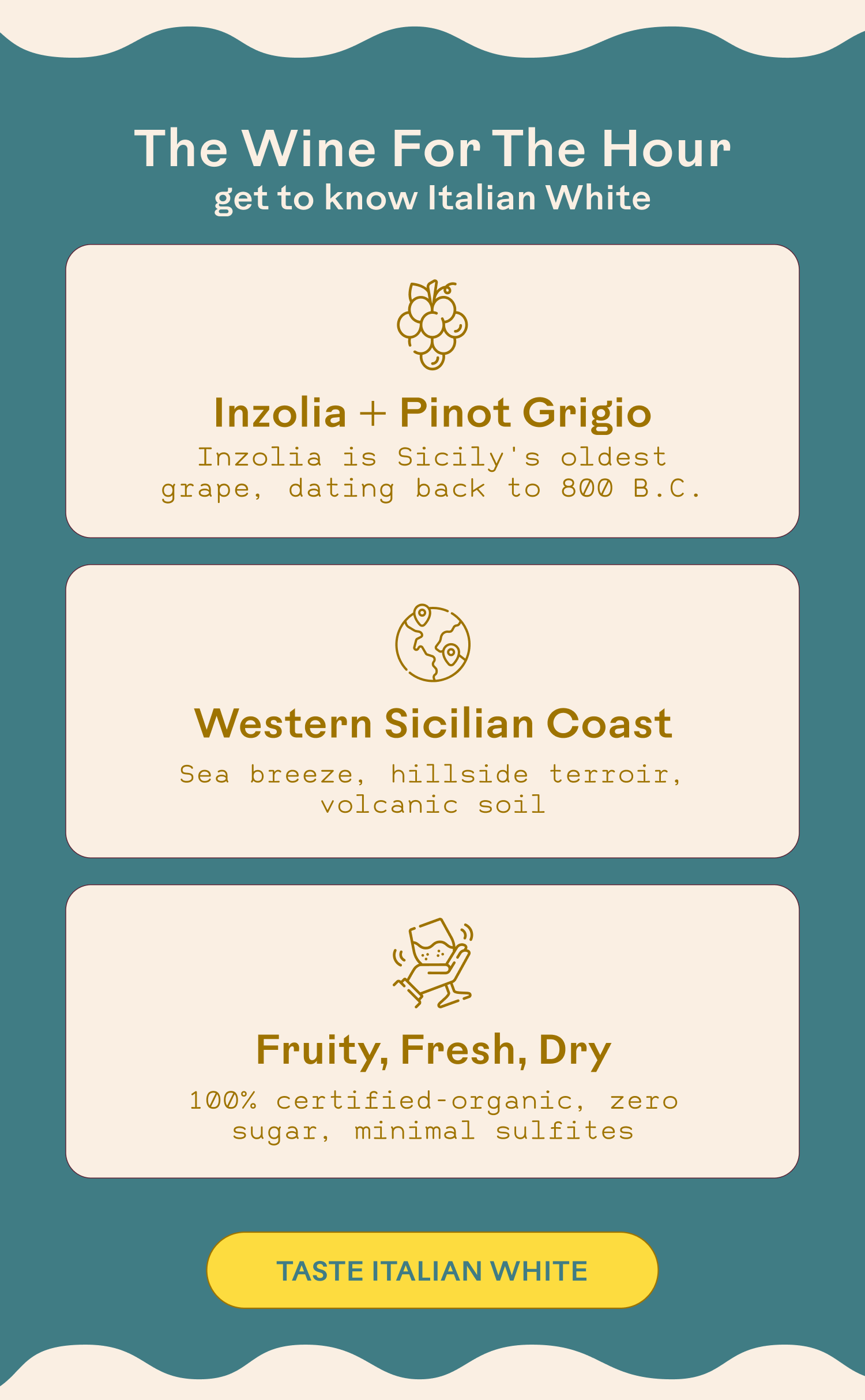 The wine for the hour