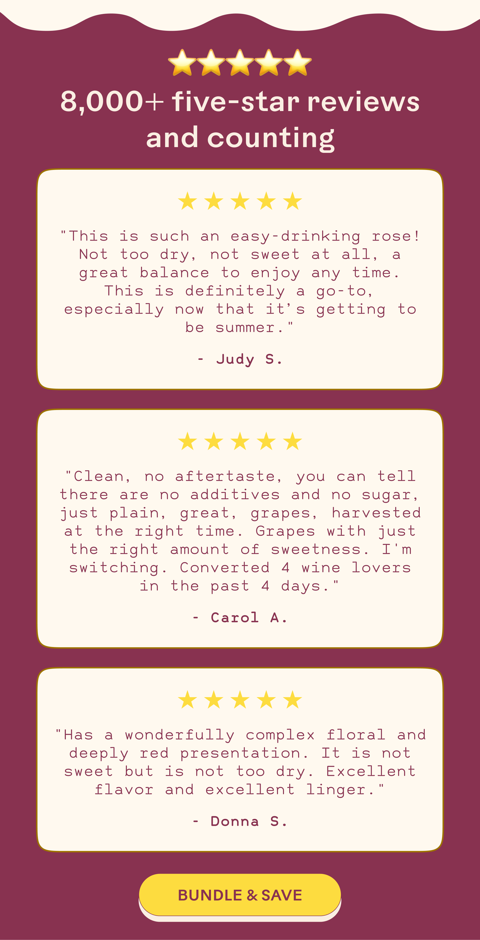 8K five-star reviews and counting! 