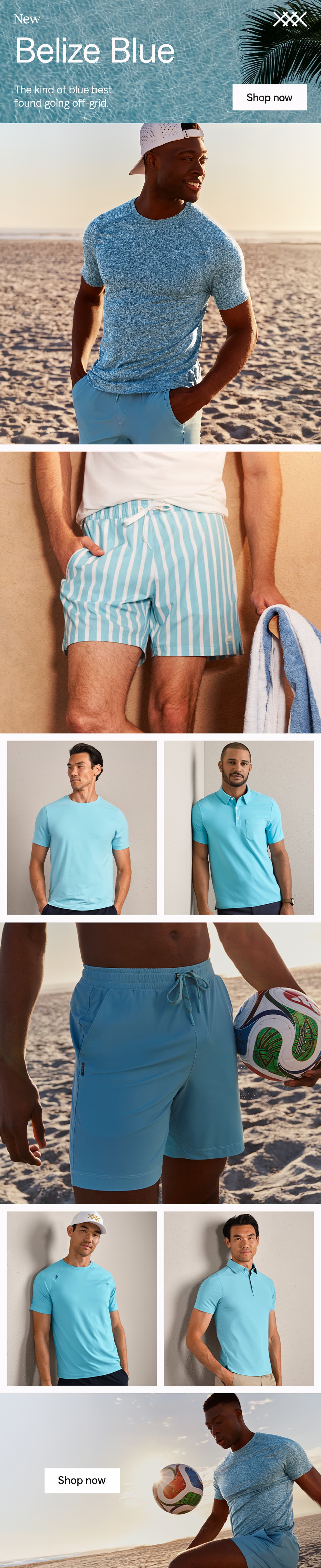 Shop the Belize Blue Collection