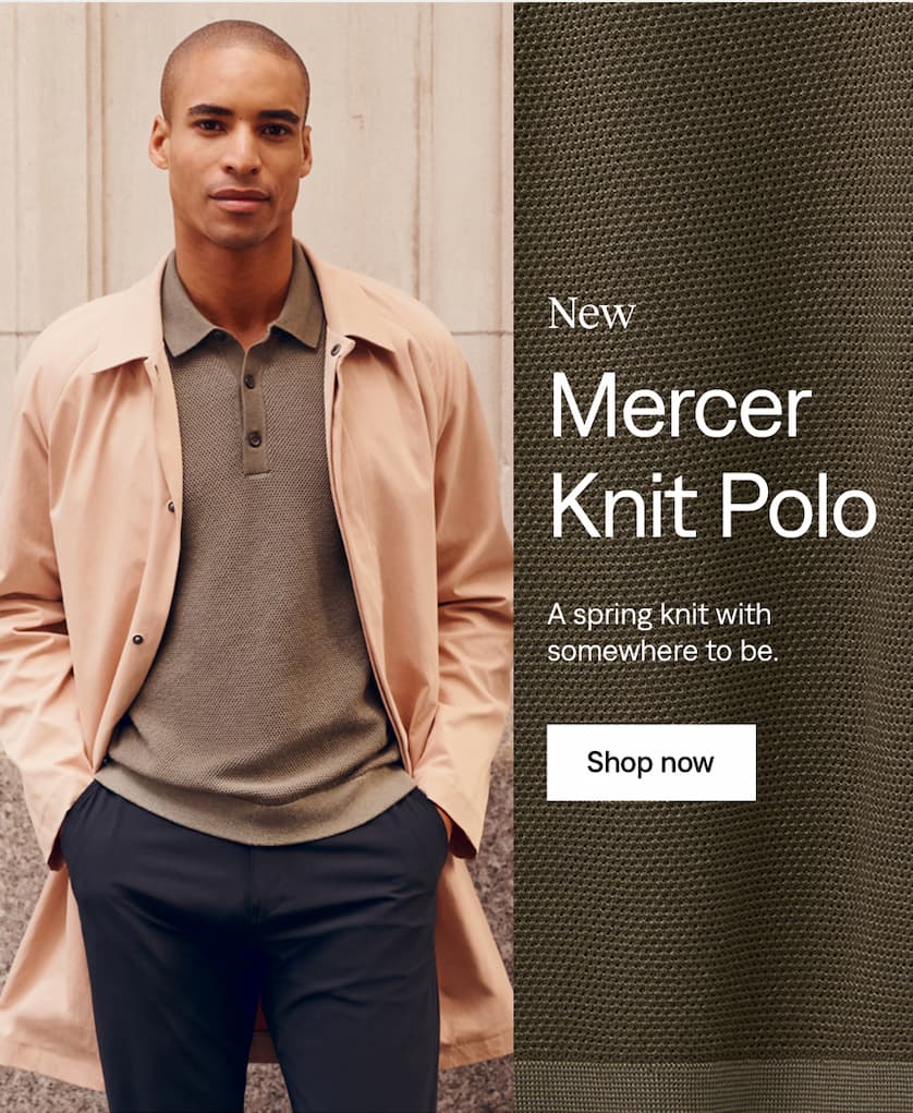 New: Mercer Knit Polo. Shop now
