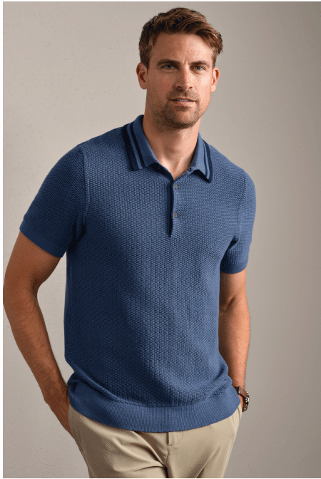 Fine Knit Sweater Polo