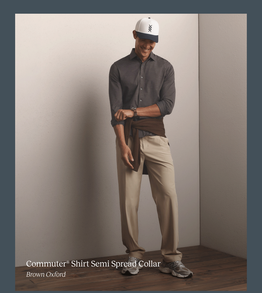 Commuter® Shirt Semi-Spread Collar - Slim