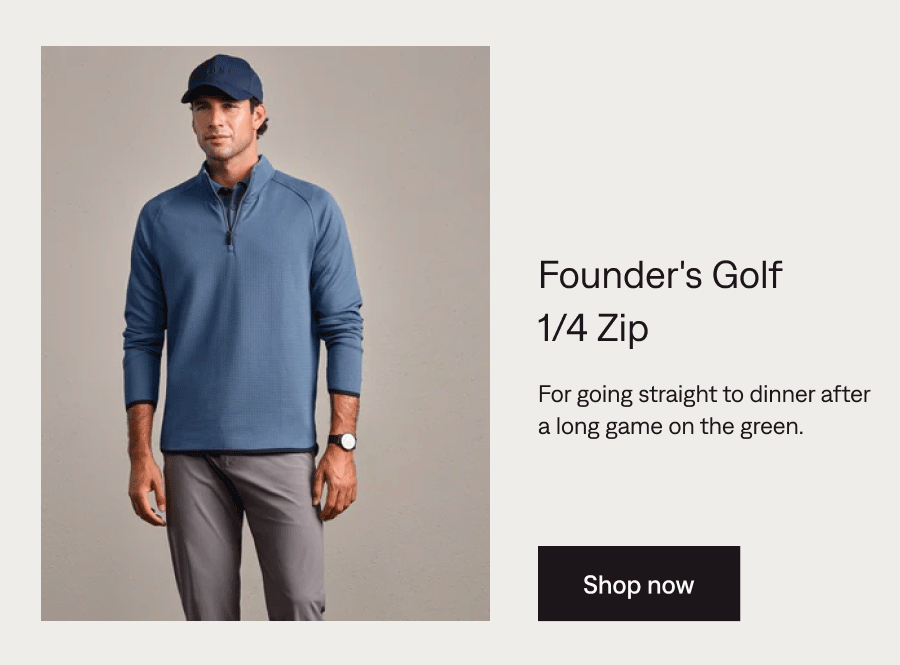 Founder's Golf 1/4 Zip