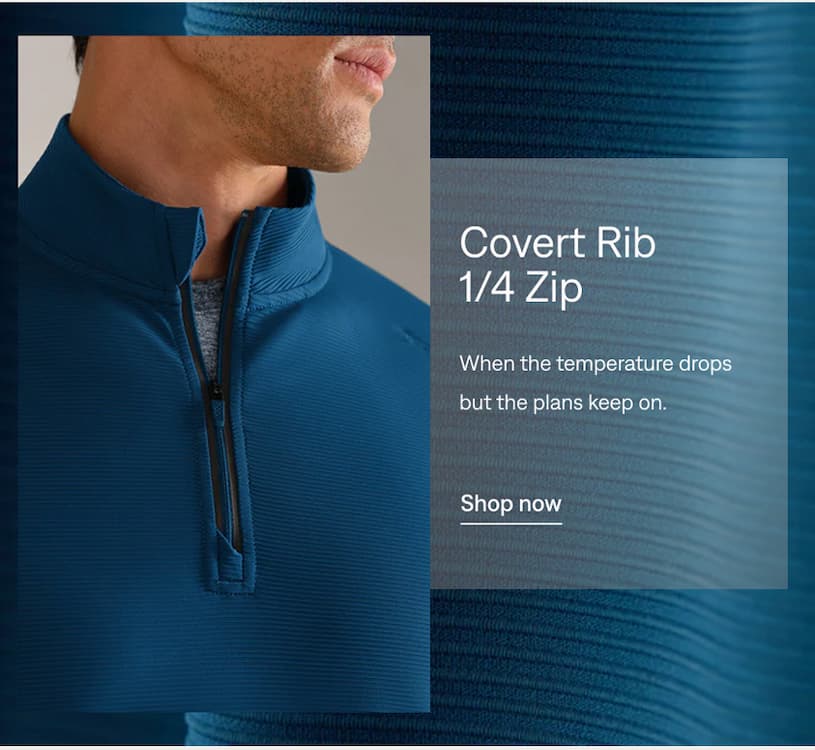 Covert Rib 1/4 Zip