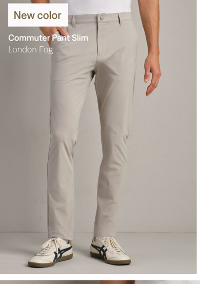 Commuter® Pant Slim: London Fog