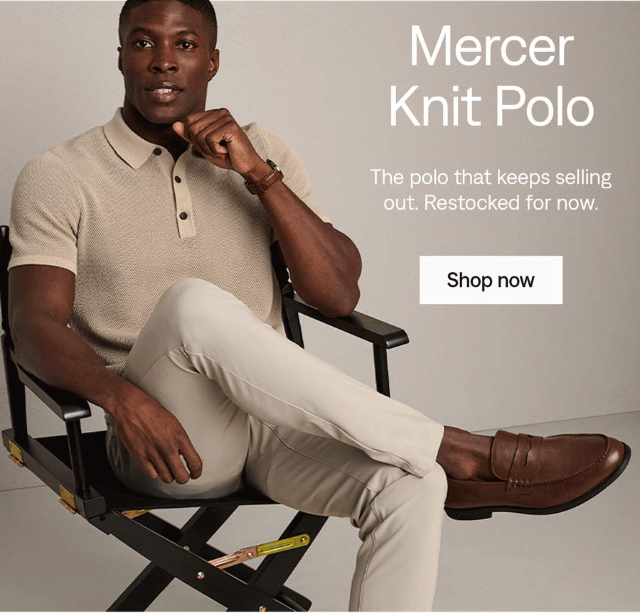 Shop the Mercer Knit Polo