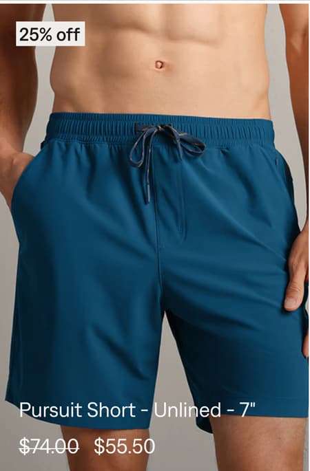 7" Pursuit Short - Unlined