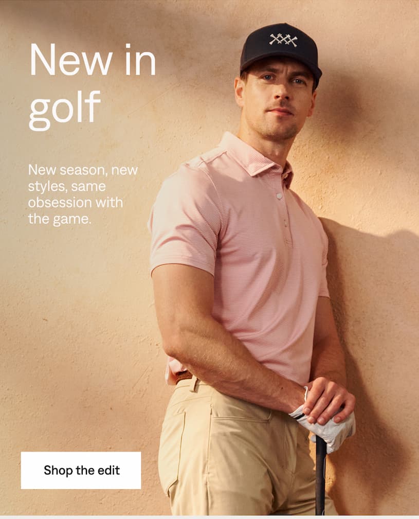 New in golf: Shop the edit
