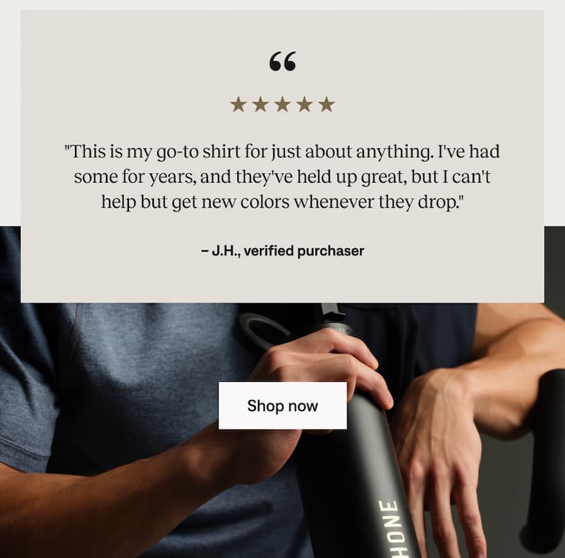 5-star review. Shop now