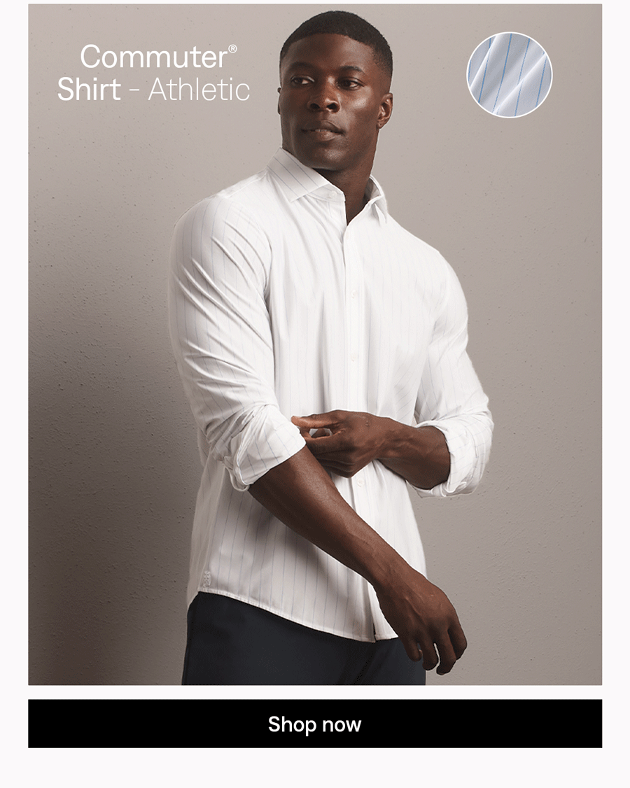 Commuter® Shirt Semi Spread Collar - Athletic