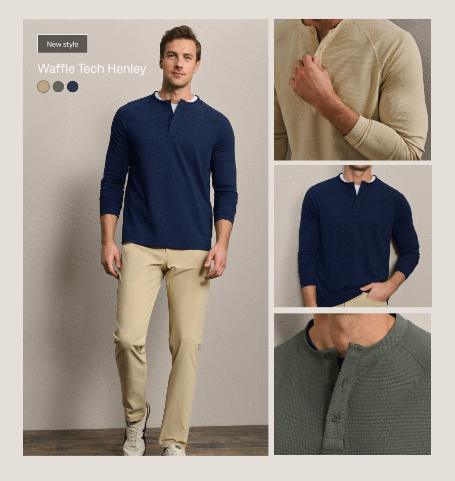 Waffle Tech Henley