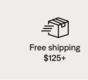 Free shipping $125+