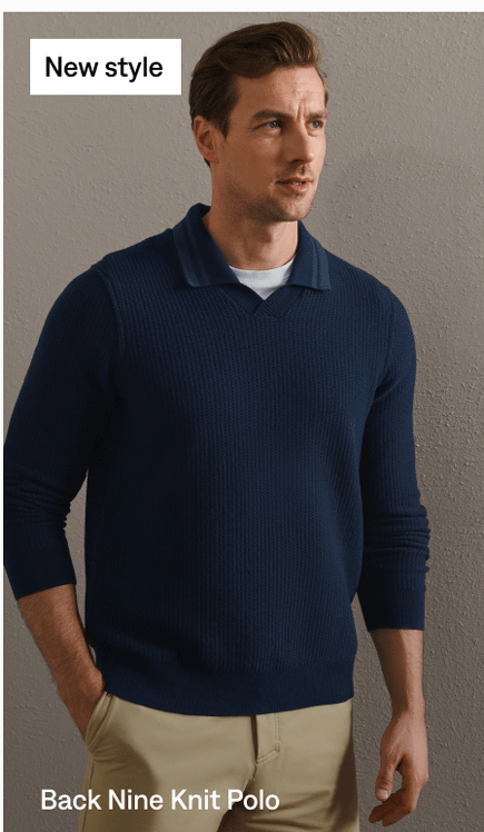 Back Nine Knit Polo