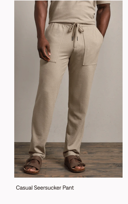 Casual Seersucker Pant