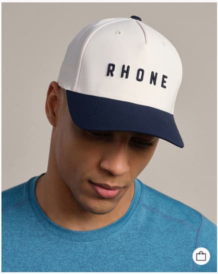 Peak Hat - Rhone Word Mark