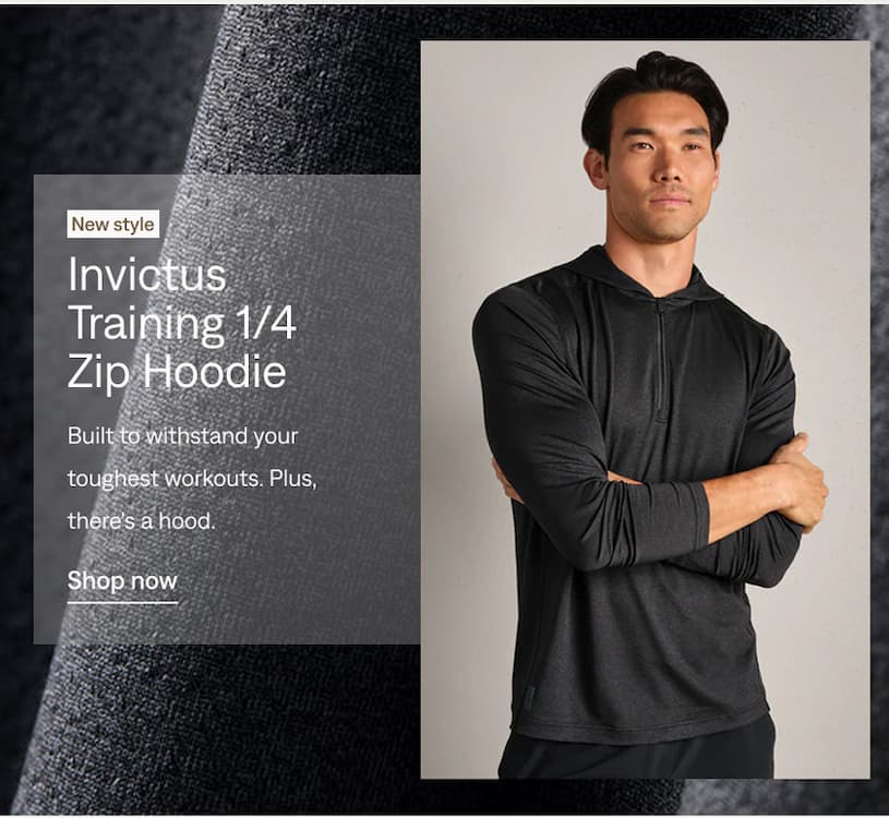 Invictus Training 1/4 Zip Hoodie