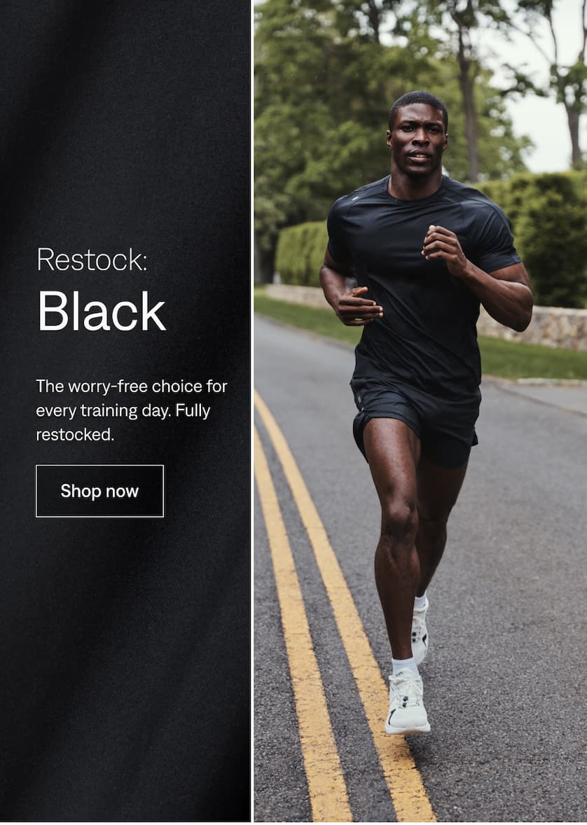Restock: Black. Shop now