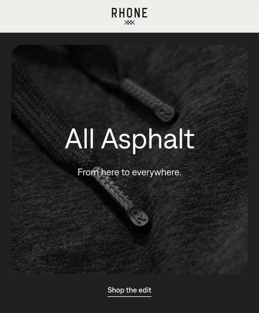 RHONE: All Asphalt: Shop the edit