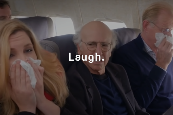 Curb Your Enthusiasm - Larry has to fly coach