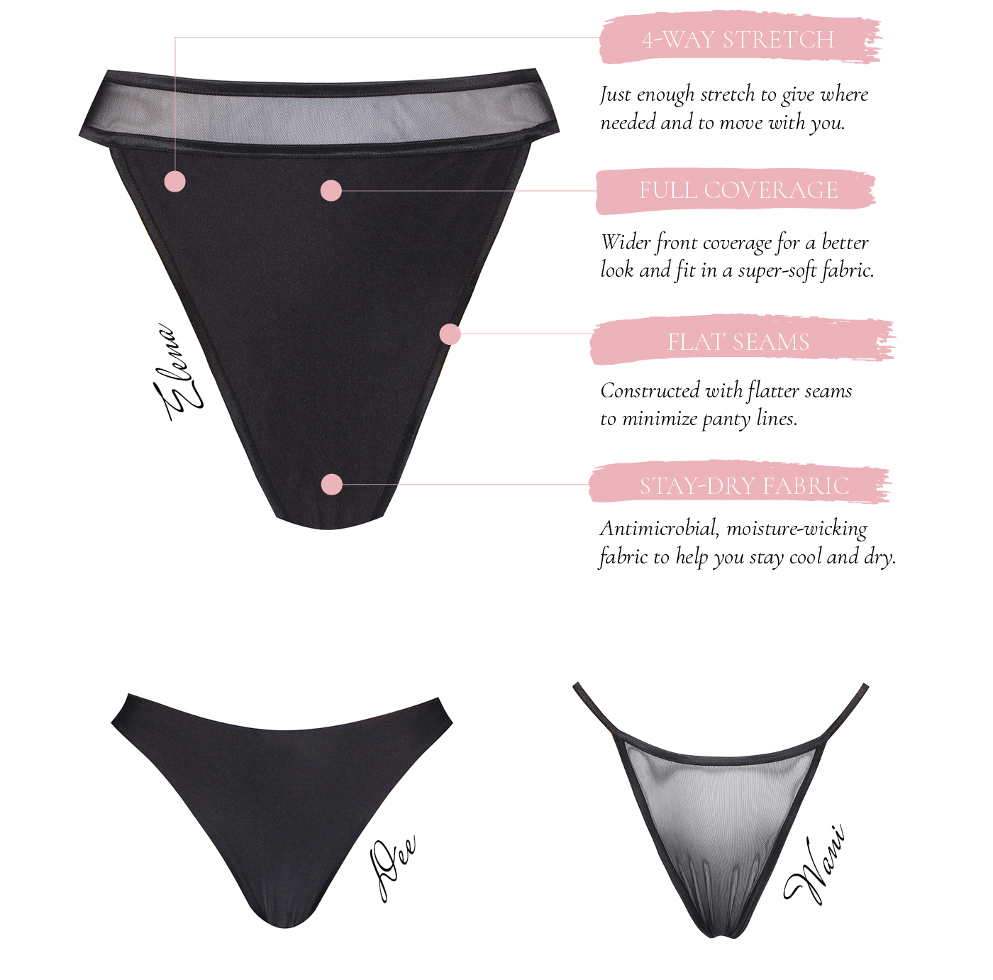 Introducing Voluptas Rose Lingerie Panties