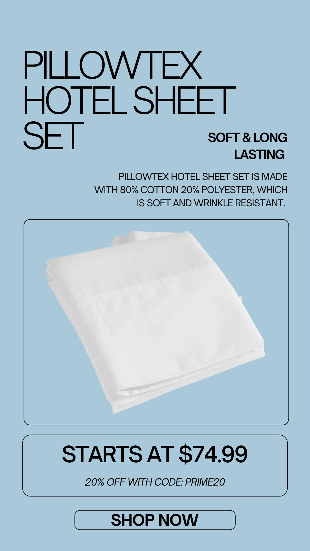 SHOP HOTEL SHEET SET