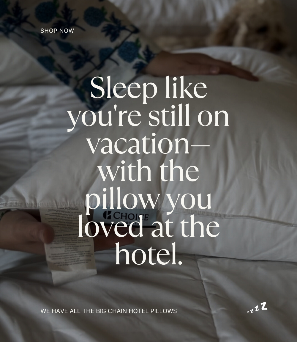 SHOP HOTEL PILLOWS