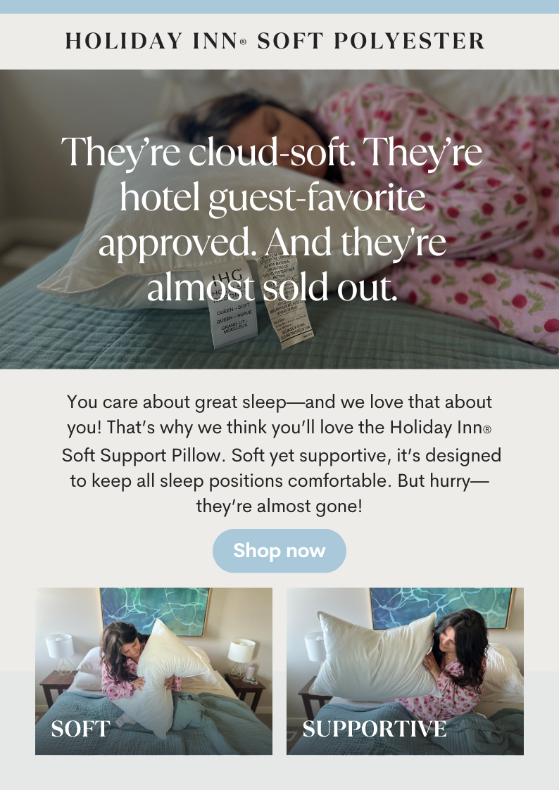 SHOP HOLIDAY INN SOFT POLYESTER