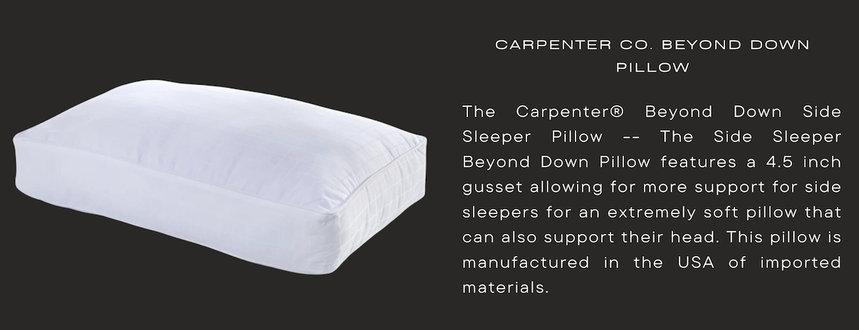 SHOP CARPENTER BEYOND DOWN PILLOW