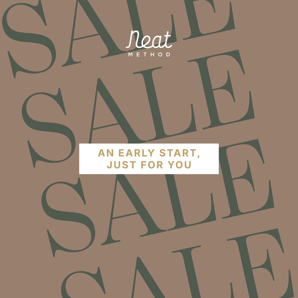 An early start, just for you. Click to shop the sale.