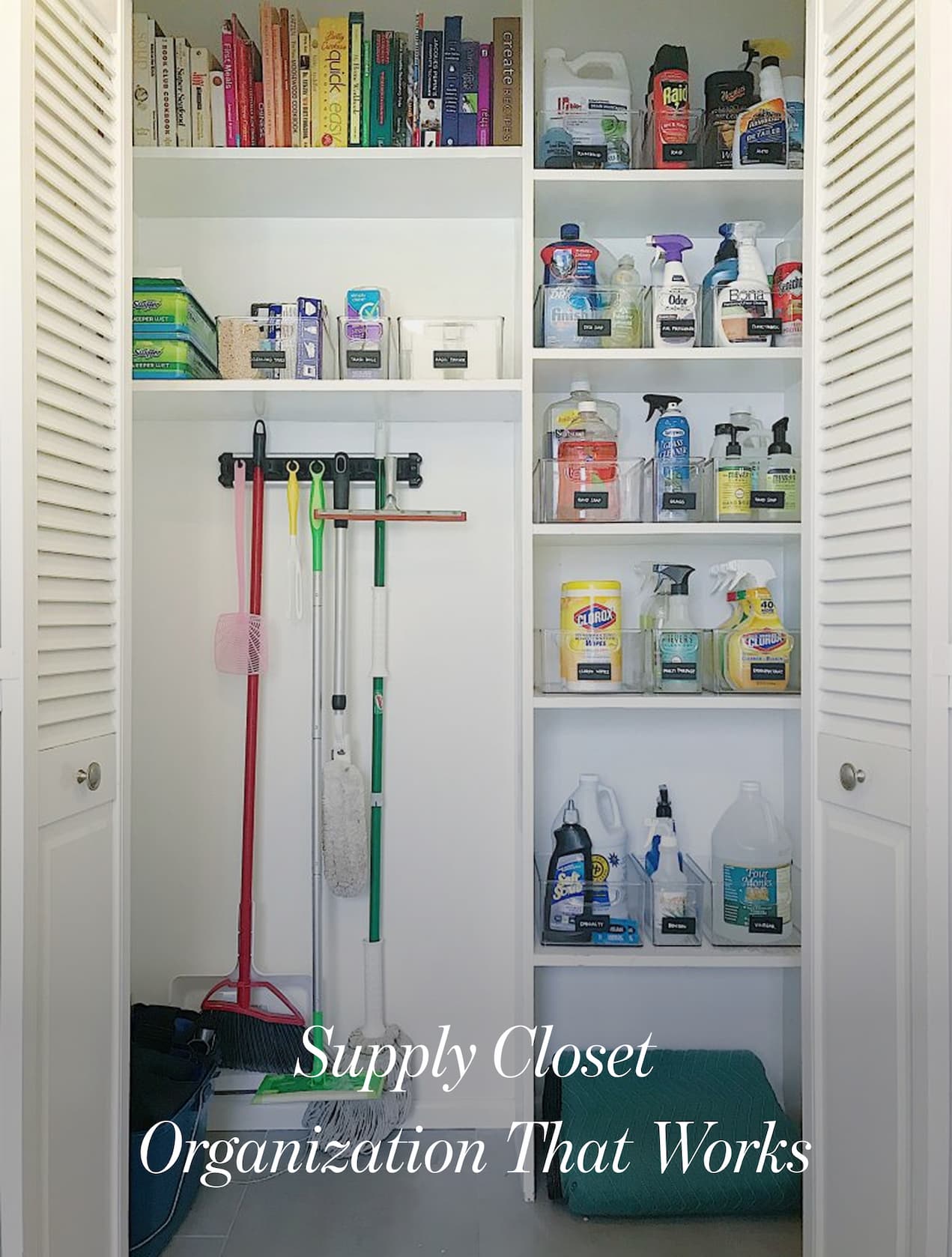 Supply Closet Organization That Works
