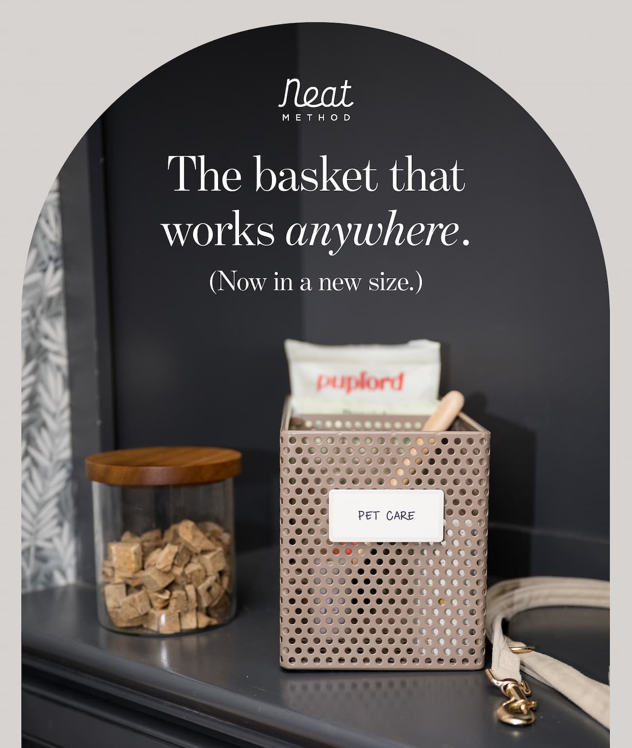 The basket that works anywhere, now in a new size.