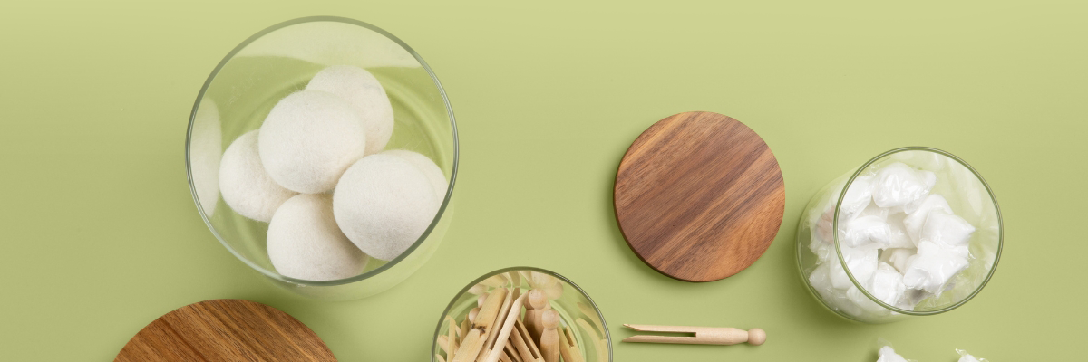 Laundry supplies in Glass Jars