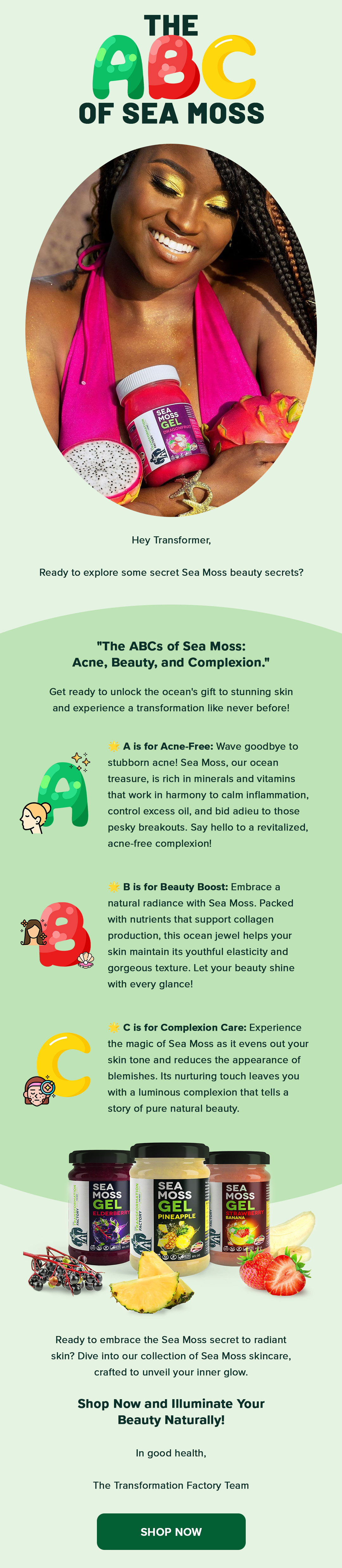 The A.B.C of Sea Moss Sea Moss Transformation