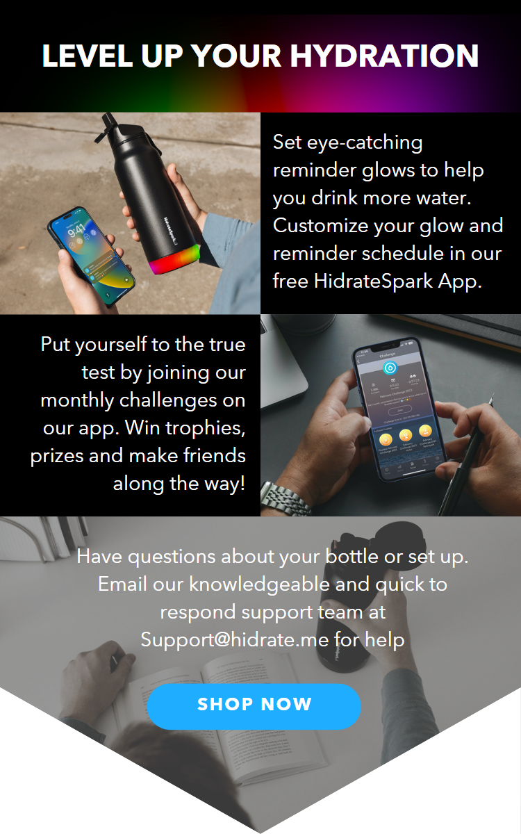 Resolution check in time 😉 Hidrate Spark