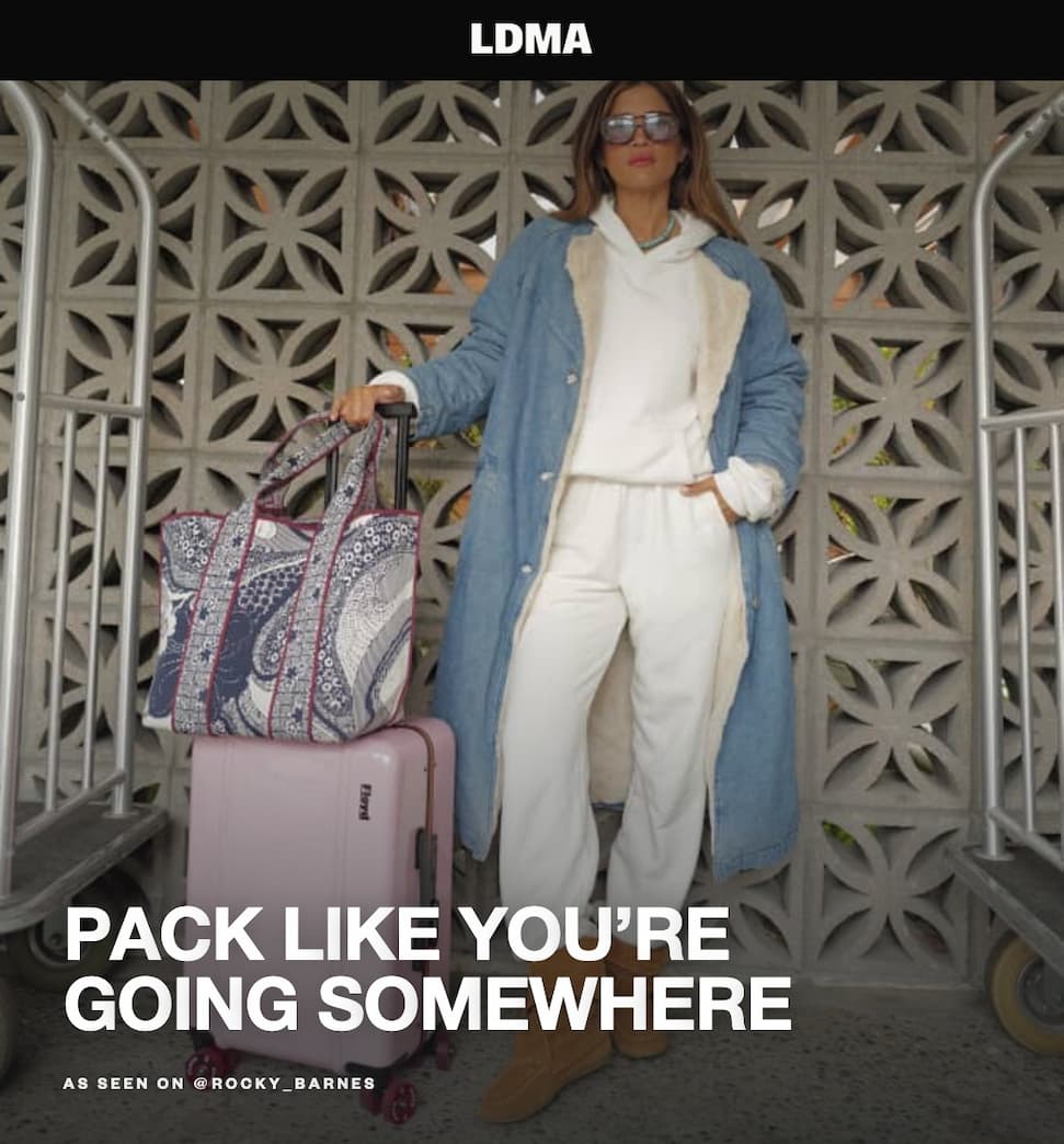 Pack like you're going somewhere