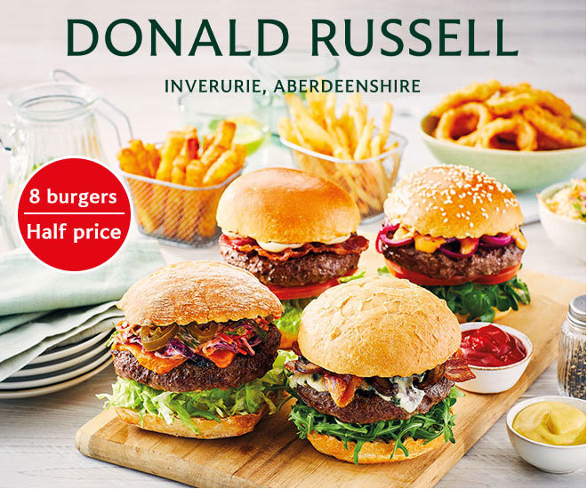 PRIME... HALF PRICE Burgers Today 💥🍔 Donald Russell