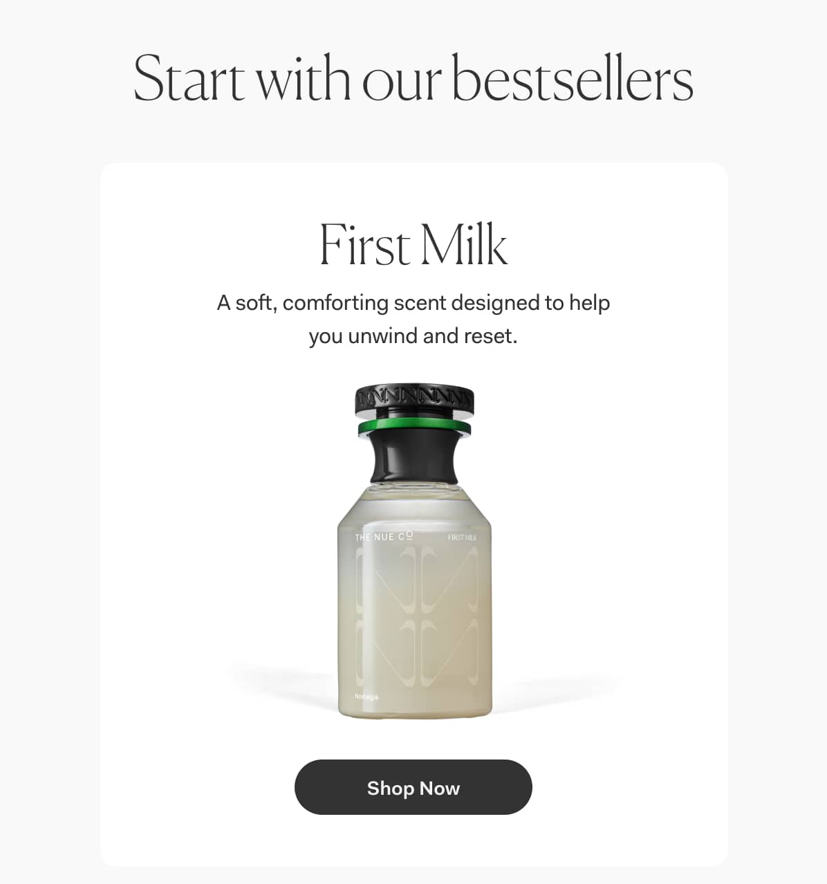 Start with our bestsellers | First Milk >> Shop Now