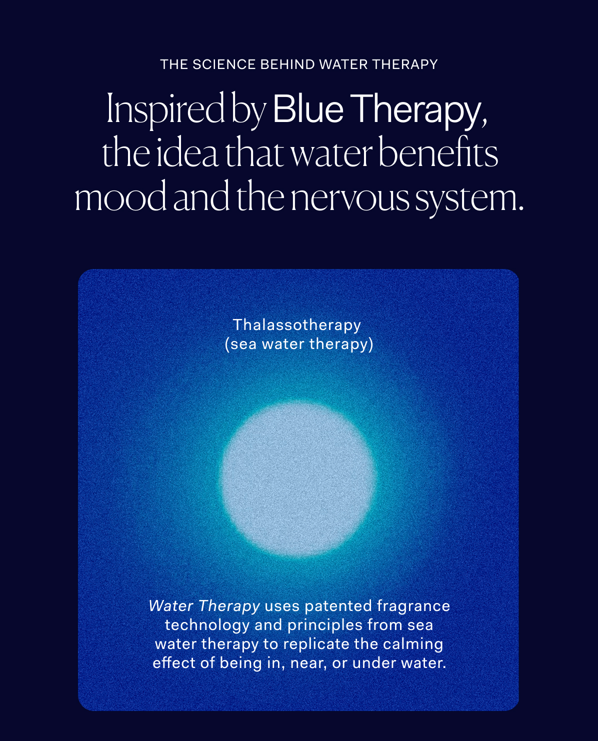 The science behind Water Therapy