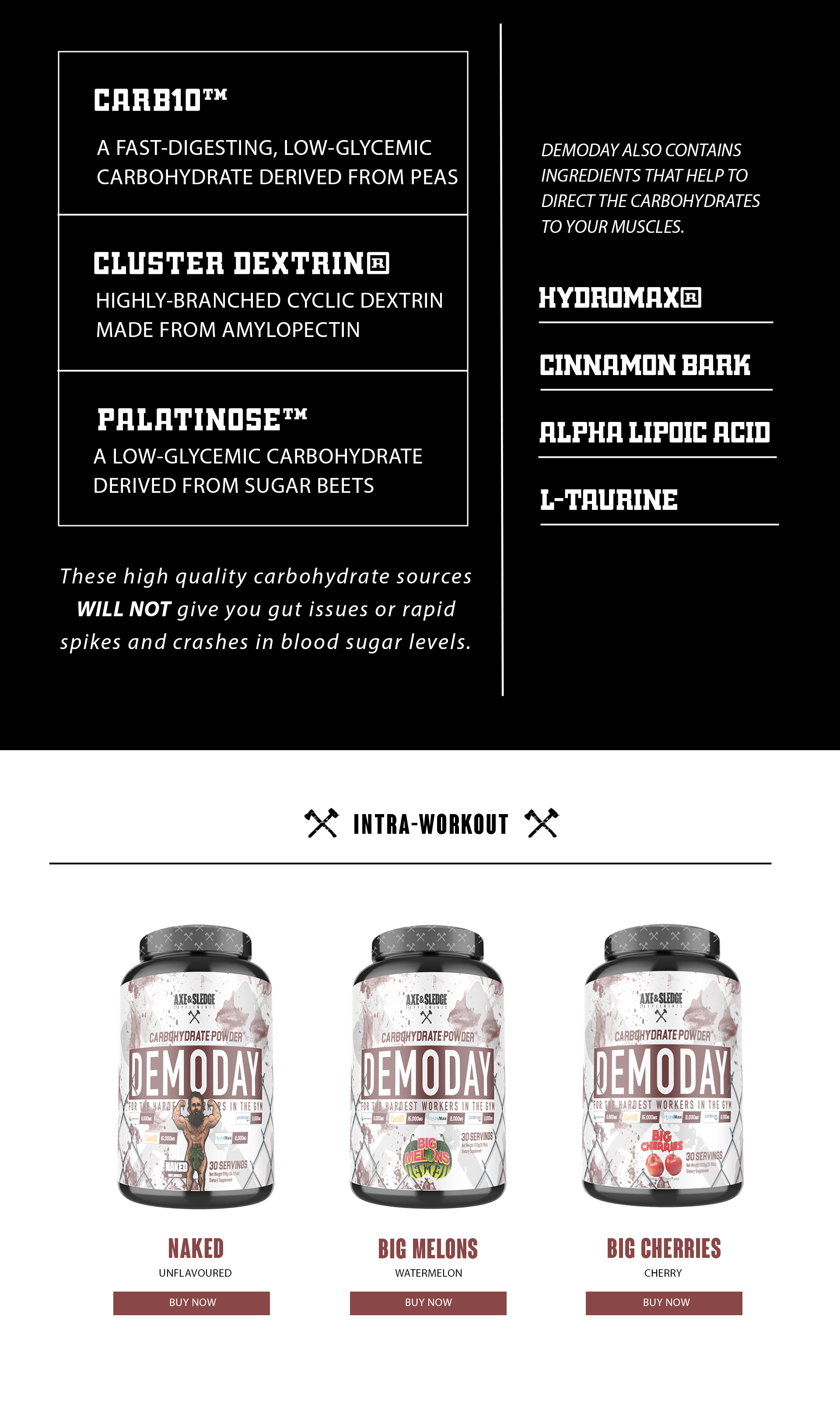 Axe & Sledge Demo Day is back 🤩 Supplement Solutions