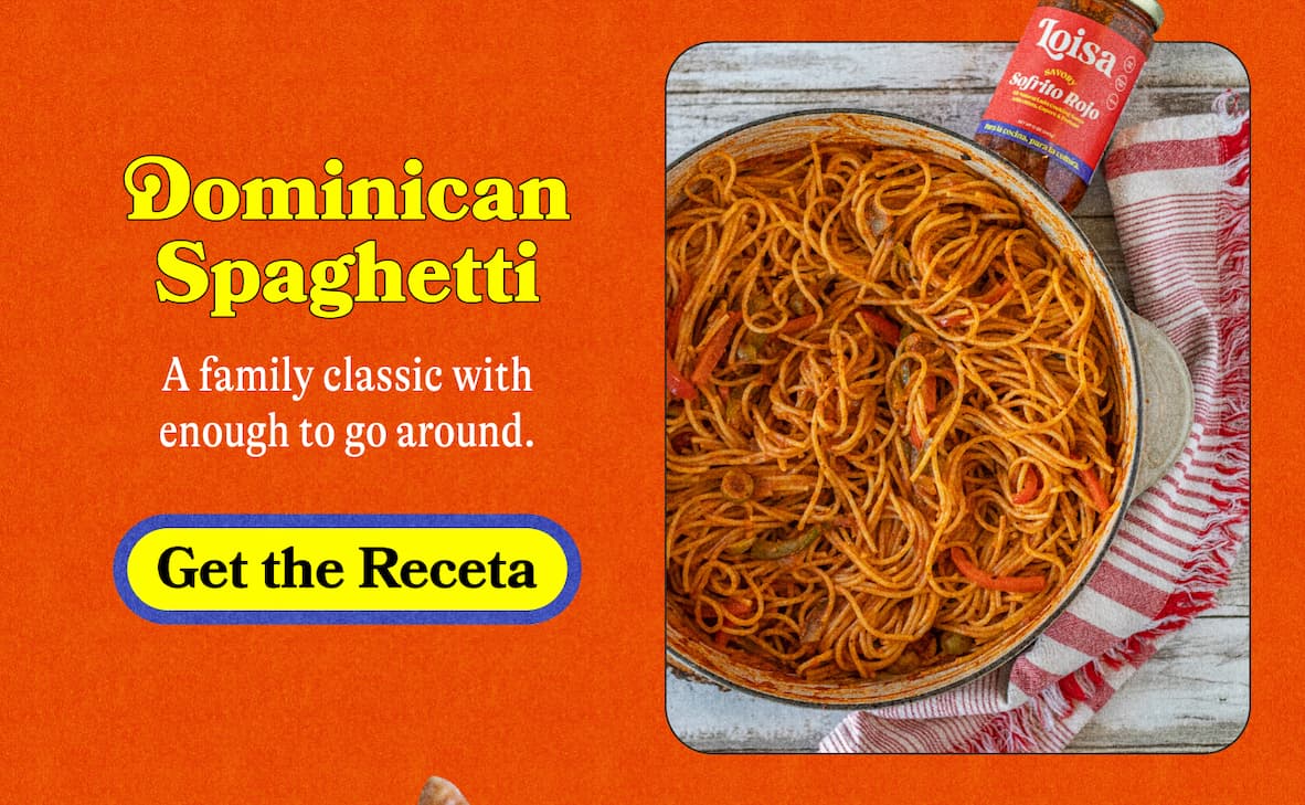Dominican Spaghetti   A family classic with enough to go around. GET THE RECETA