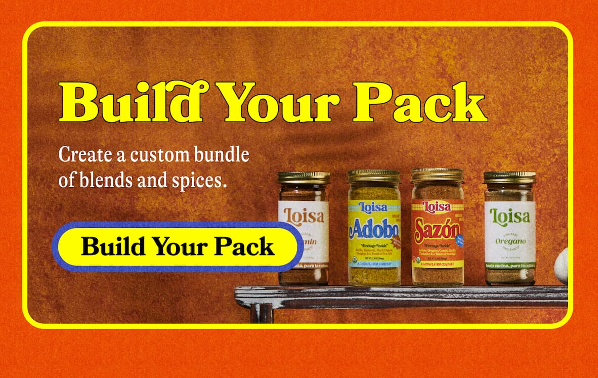Build Your Pack   Create a custom bundle of blends and spices. BUILD YOUR PACK