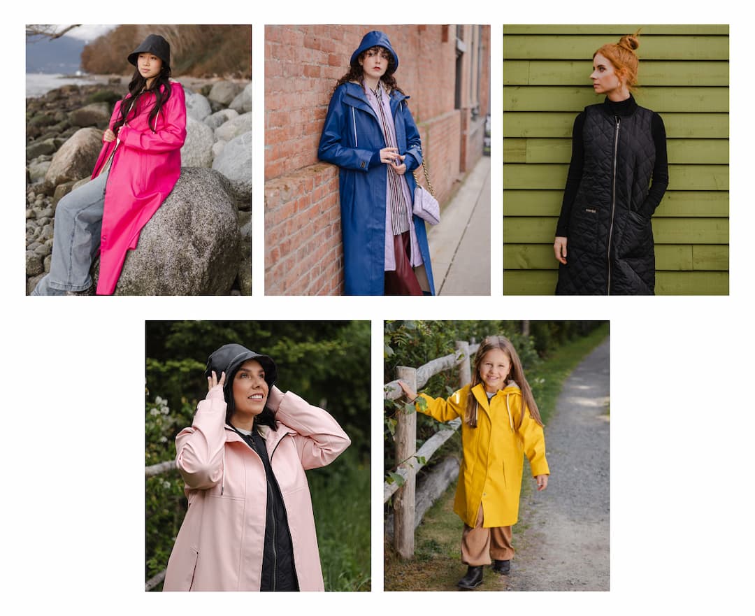 mernini - full length raincoat