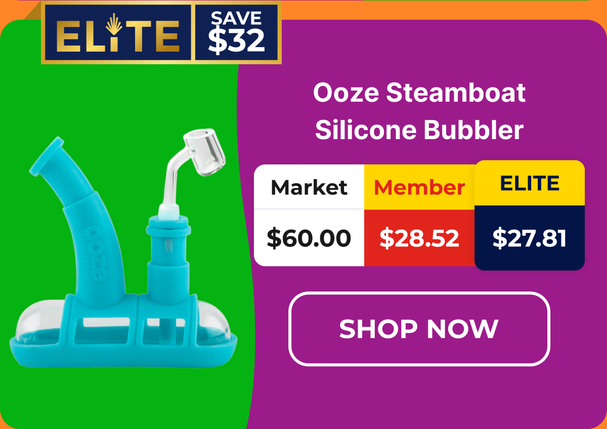 Ooze Steamboat Silicone Bubbler
