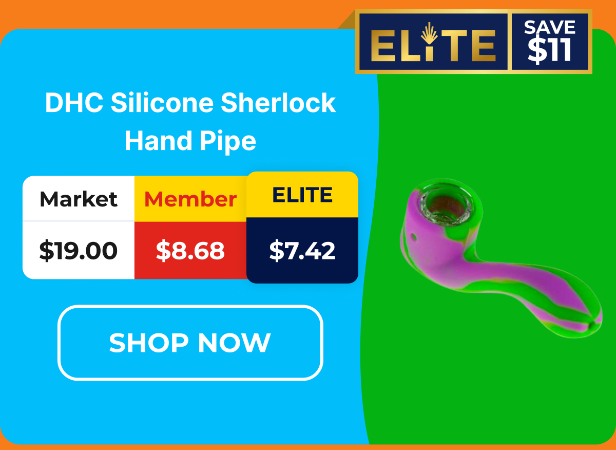 DHC Silicone Sherlock Hand Pipe
